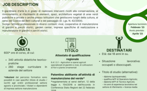 Manifesto Green Factor - RIAPERTURA
