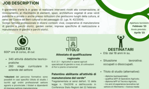 Manifesto Green Factor - RIAPERTURA